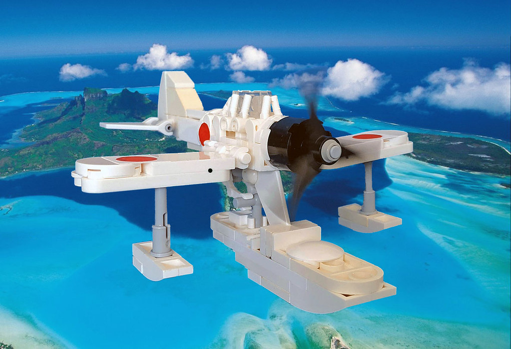 Nakajima A6M2N "Rufe" in flight. WW2 japanese floatplane … Flickr