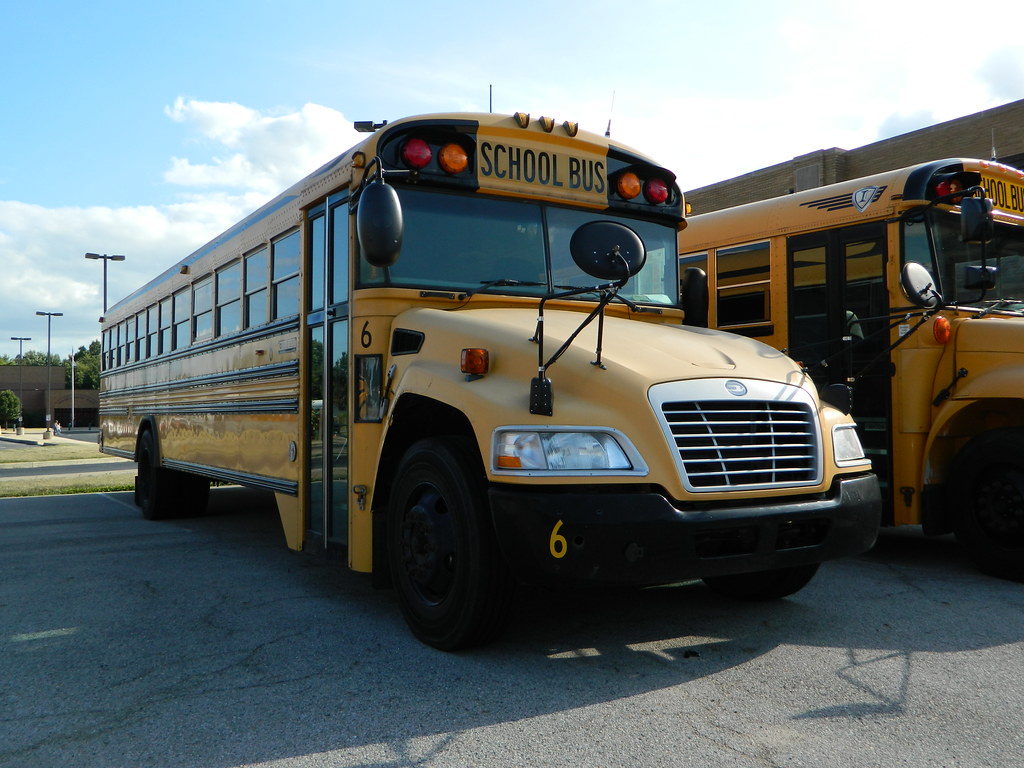 Frontier School Corporation 6 (2) Bus lot Chalmers, IN Flickr