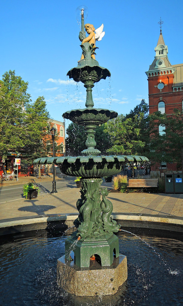 City Hall Fountain, Fredericton By J. W. Fiske of New York… Flickr