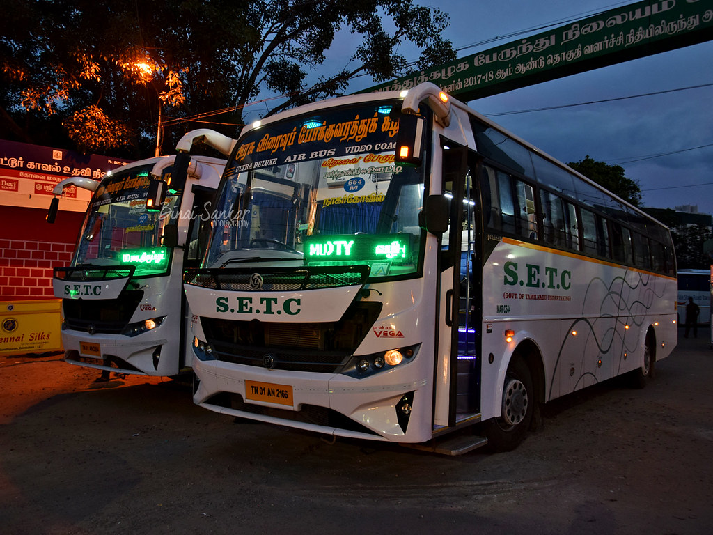 TNSETC NonAC Seater 'Ultra Deluxe'coach TN01AN2166 (C… Flickr