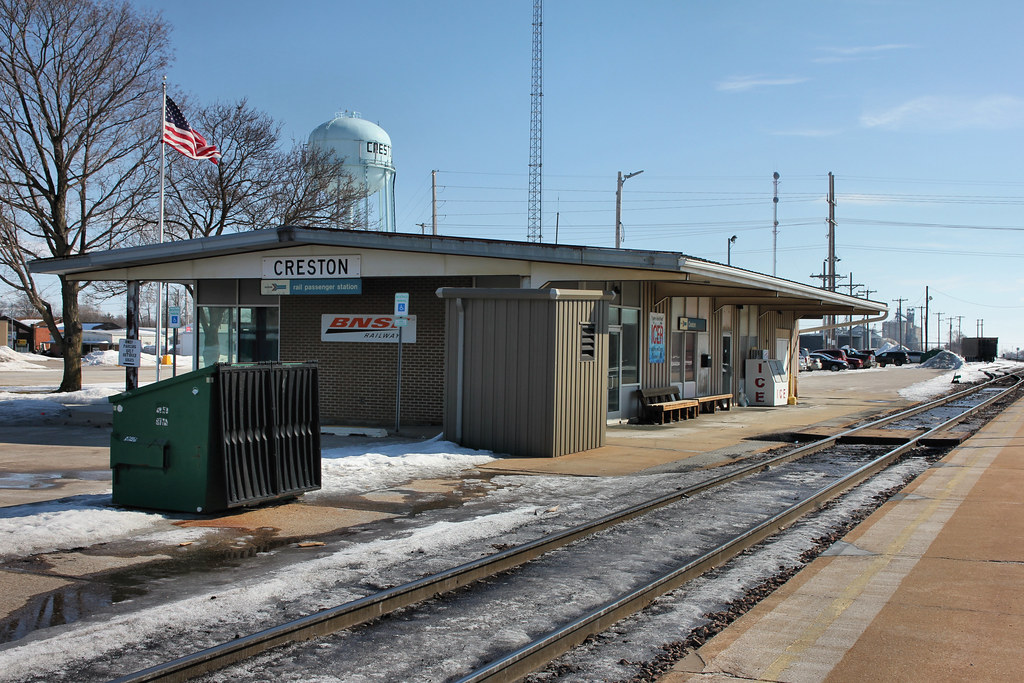 Amtrak Depot Depot Creston, IA Built in 1969 when the … Flickr