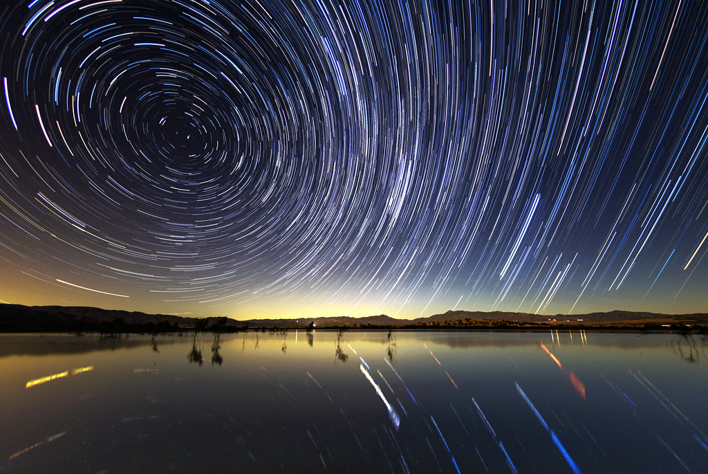Star Trails Over Lake Henshaw Some star trails I shot over… Flickr