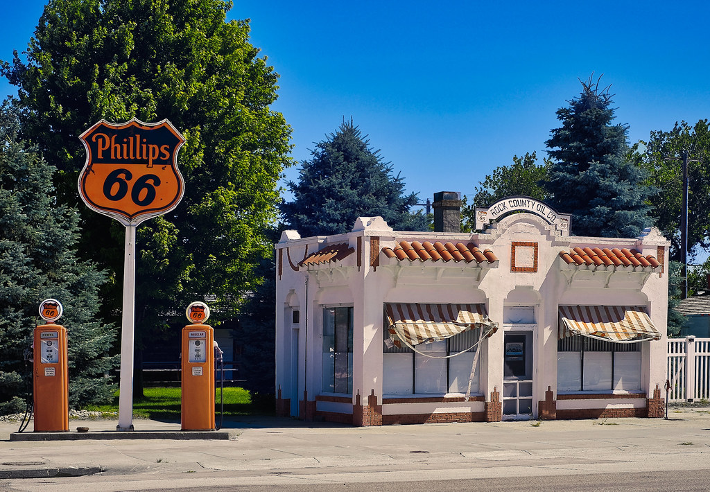 Rock County Oil Downtown Bassett, Nebraska Marion Brite Flickr