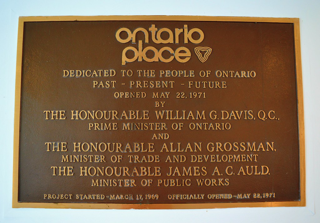 Ontario Place Plaque. Ontario Place. Toronto, Onta… Flickr
