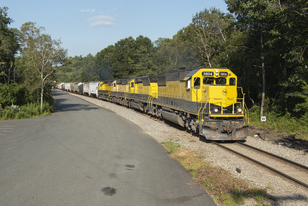 Cozy Lake Road NYS&W SU99 making easy work of Sparta Moun… Flickr