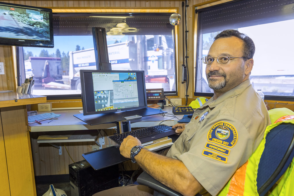 Inside the weigh station Our Motor Carrier Transportation … Flickr