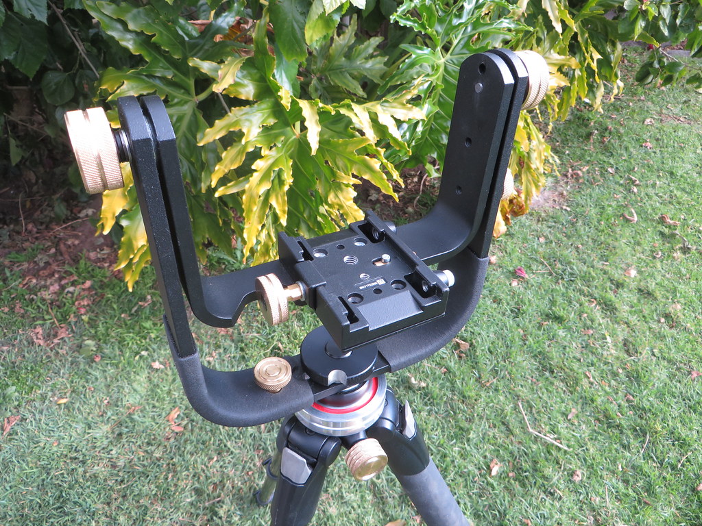 Manfrotto 393 Heavy Duty Telephoto Lens Support Modifications (Gimbal