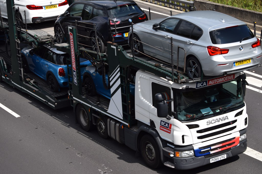 PO65UYG BCA Automotive Scania Car Transporter Kilsby Rd br… Flickr