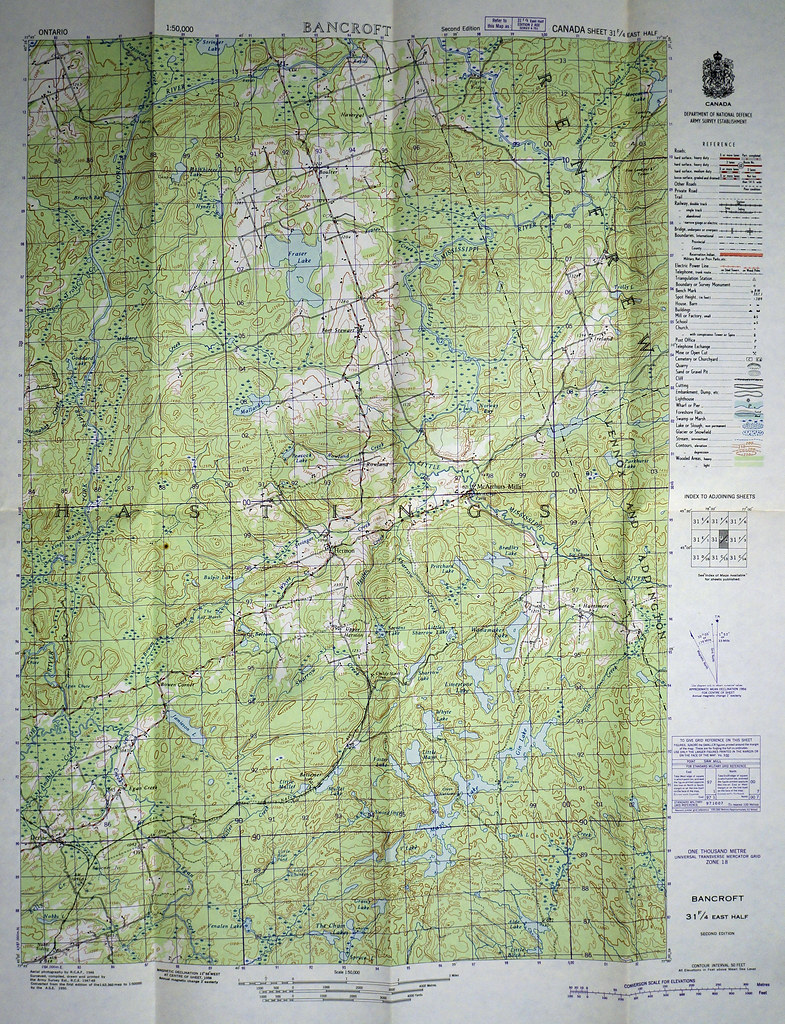 M4701563 A topographical map of Bancroft, Ontario Canad… Flickr