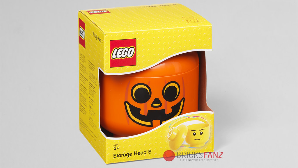 LEGO Pumpkin Minifigure Storage Head Flickr
