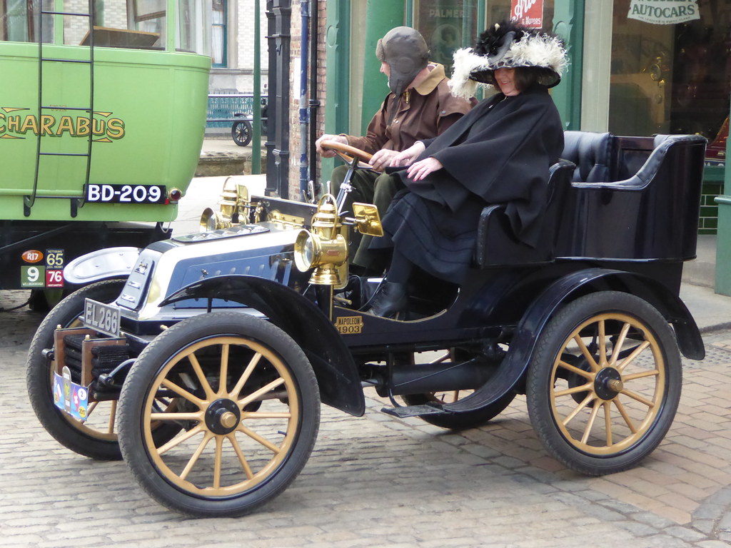 1903 Napoleon Shooting enthusiastically out of the garage … Flickr