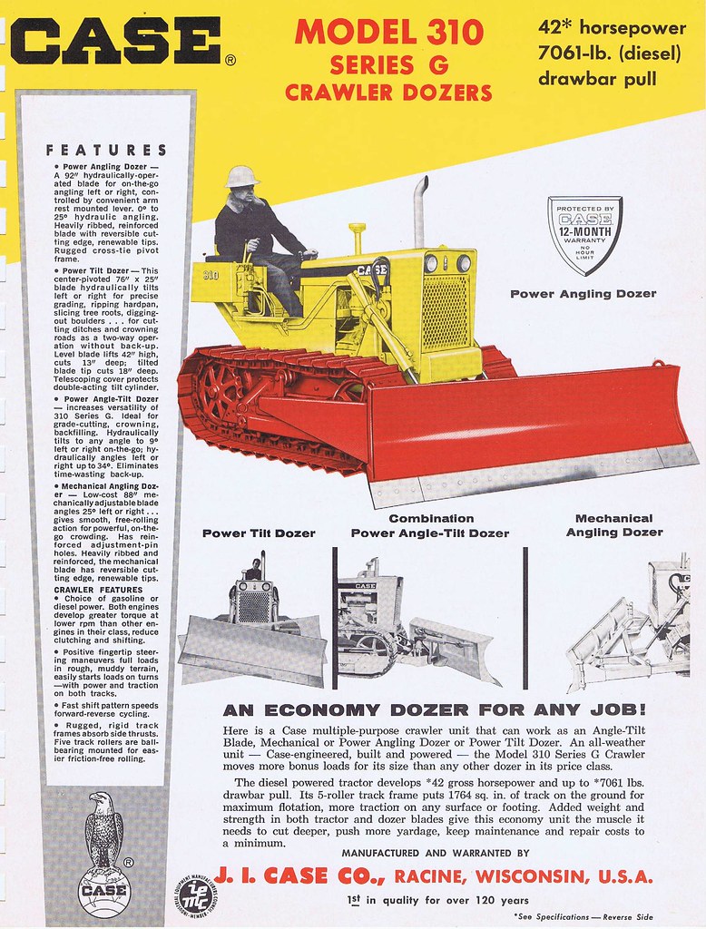 Case 310 dozer 1966 Geoff Nowak Flickr