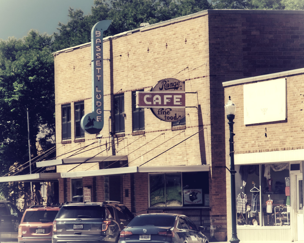 The Bassett Lodge In Downtown Bassett, Nebraska. Marion Brite Flickr
