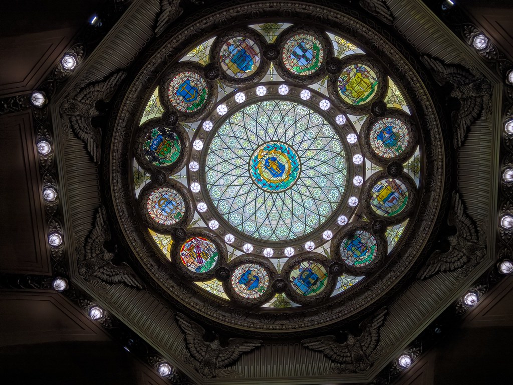 Stained Glass at the Massachusetts State House Adam Lederer Flickr