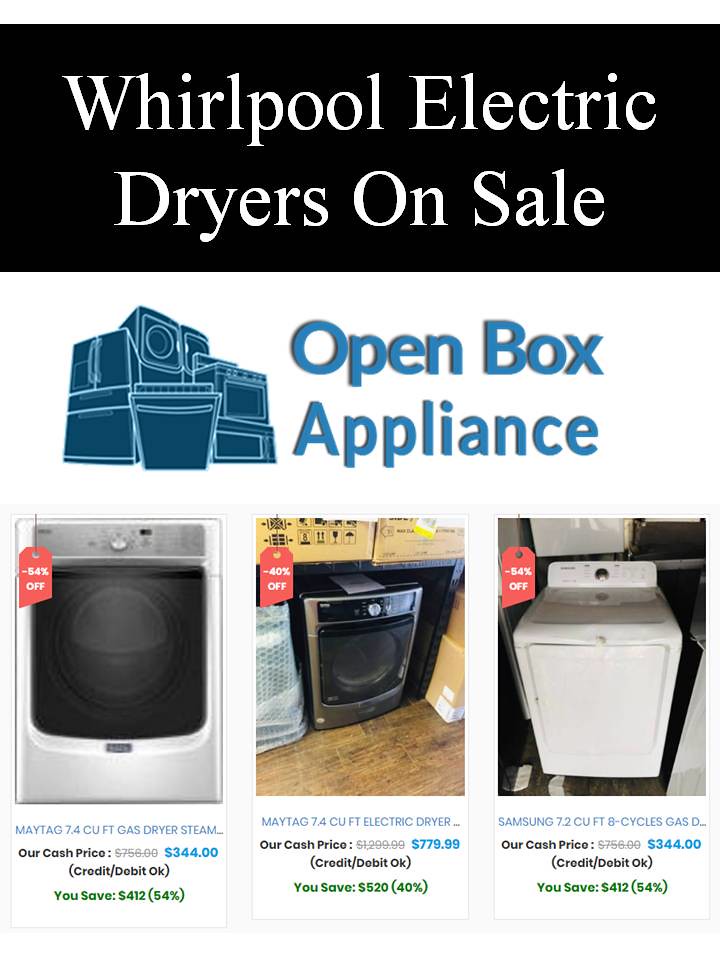 Whirlpool Electric Dryers On Sale Visit Open Box Appliance… Flickr