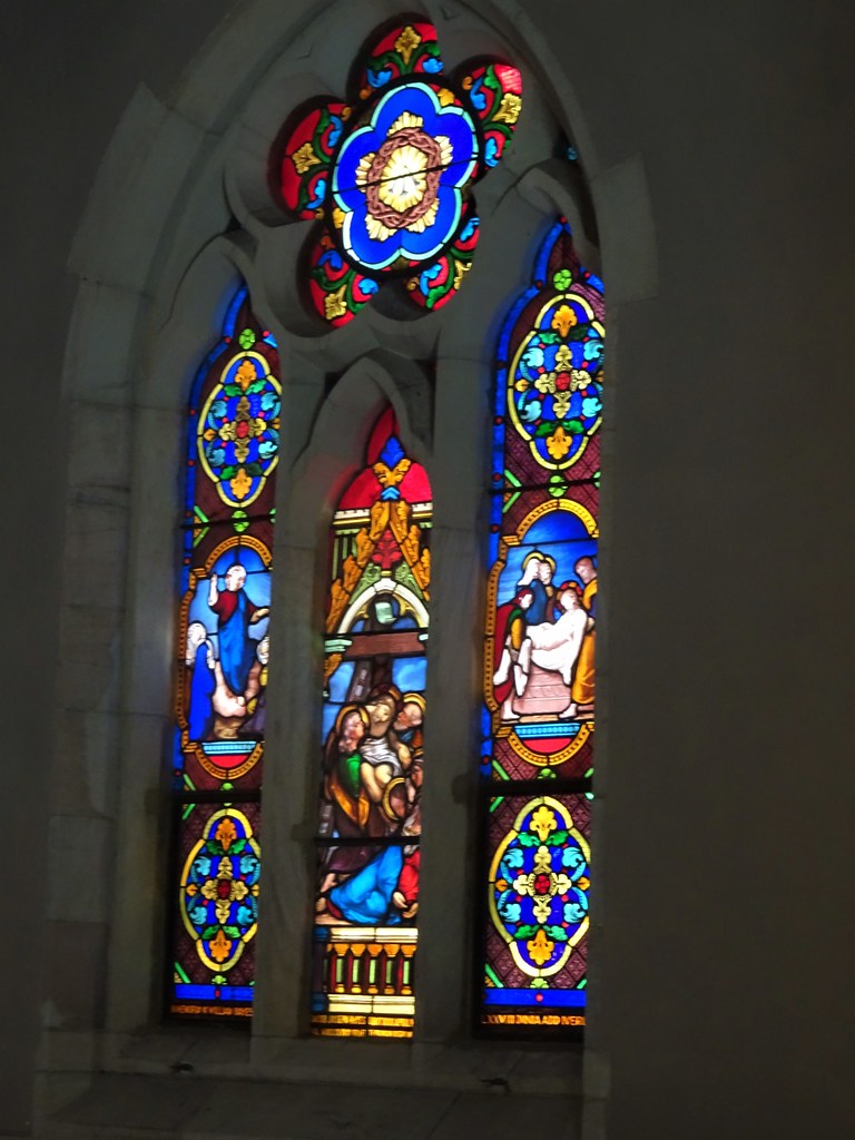Brisbane. A beautiful Gothic stained glass window in the C… Flickr