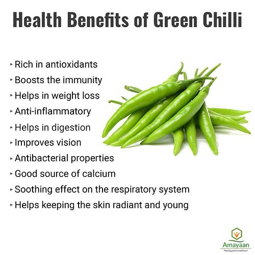 Health Benefits Of Green Chilli Rich in Antioxidant Boosts… Flickr