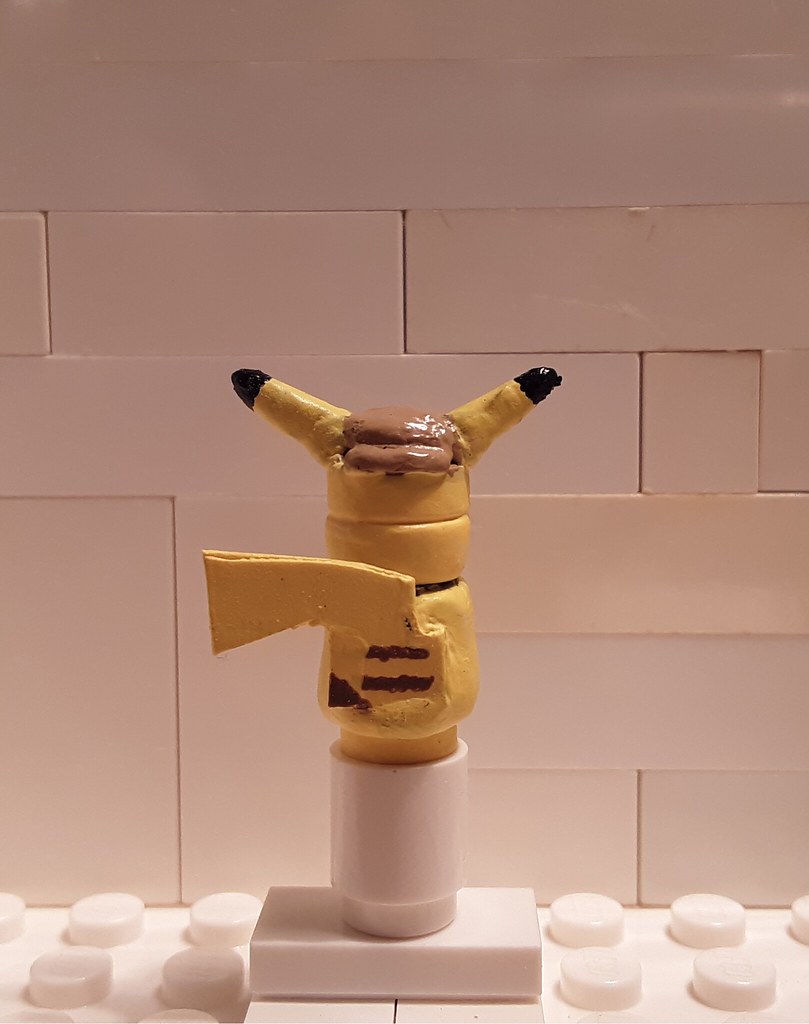 Custom Lego Detective Pikachu Detective Pikachu (Back) Flickr