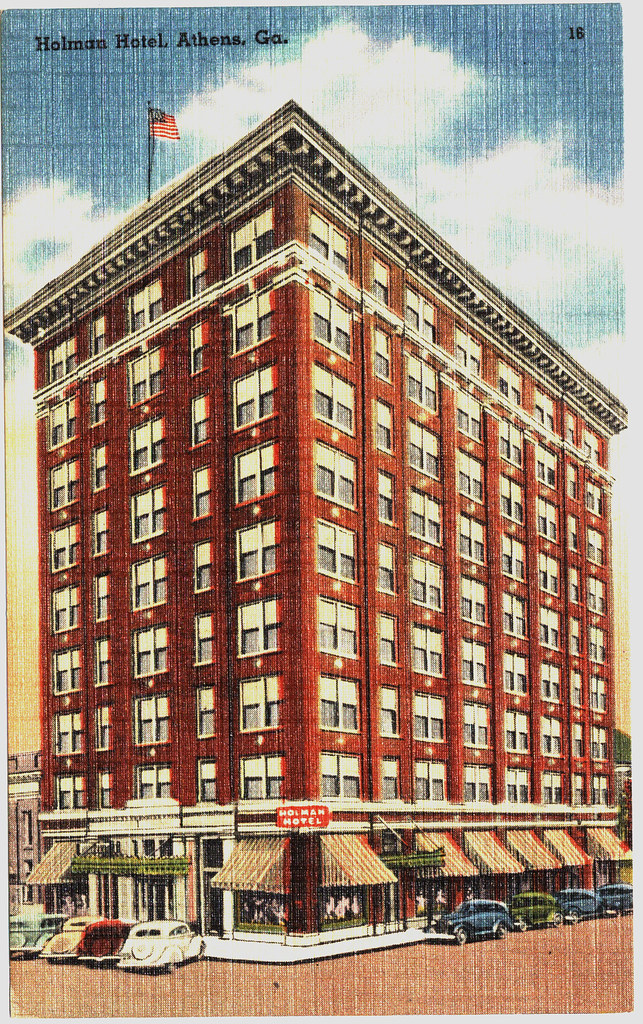 Holman Hotel, Athens, postcard 2016.018.0540001 Flickr