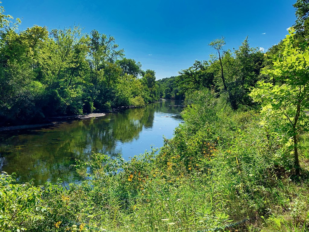 Huron River at the Arb Huron River in the morning along th… Flickr