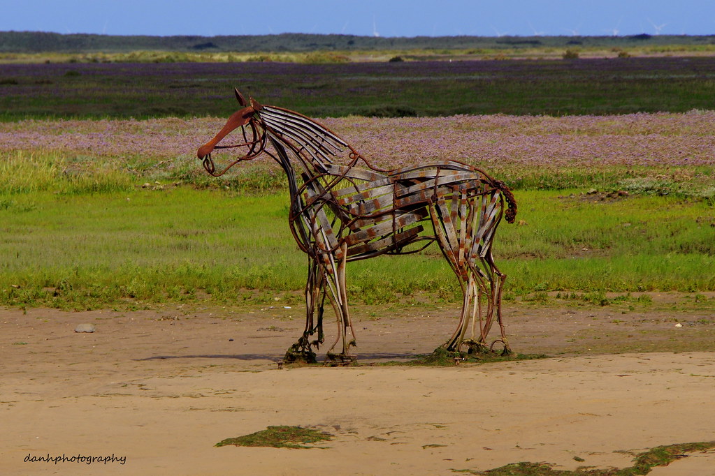 Horse Tidal Art Sculpture WellsNextTheSea in Norfolk Flickr