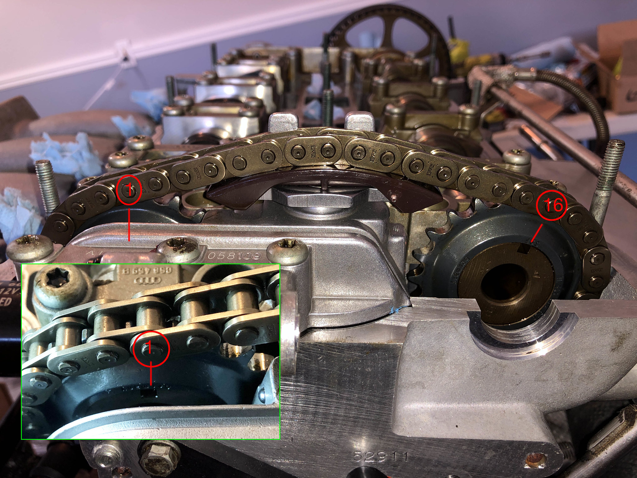 1.8T cam gear timing setting, please clarify?!