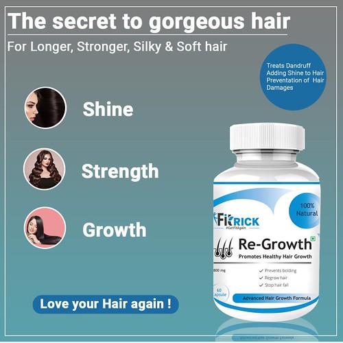 Hair regrowth product Fitrick Fitrick Re Growth is a 100… Flickr
