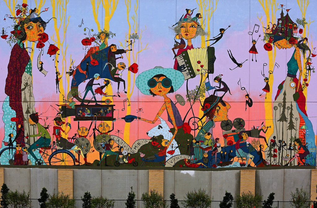 Wall Art, Oklahoma City This wall art was painted by Denis… Flickr