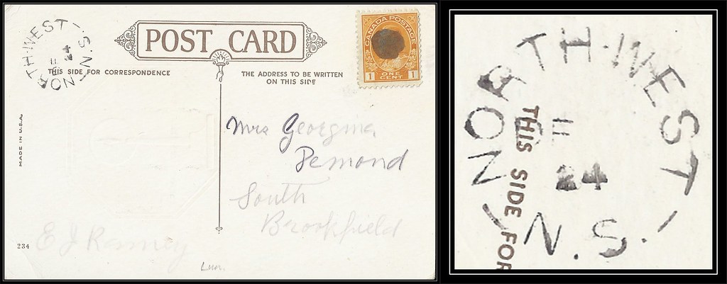 Nova Scotia / N.S. Postal History December 1924 NORTH … Flickr