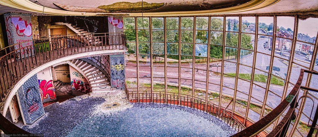 Charleroi Urbex Piscine Solvay HDR Panorama