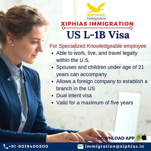 US L1B VisaXIPHIAS Immigration Want to work in the USA le… Flickr