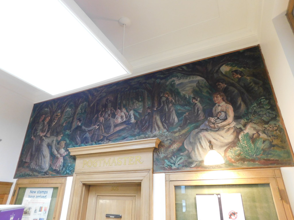 Lewisburg, West Virginia Post Office Mural New Deal mural … Flickr