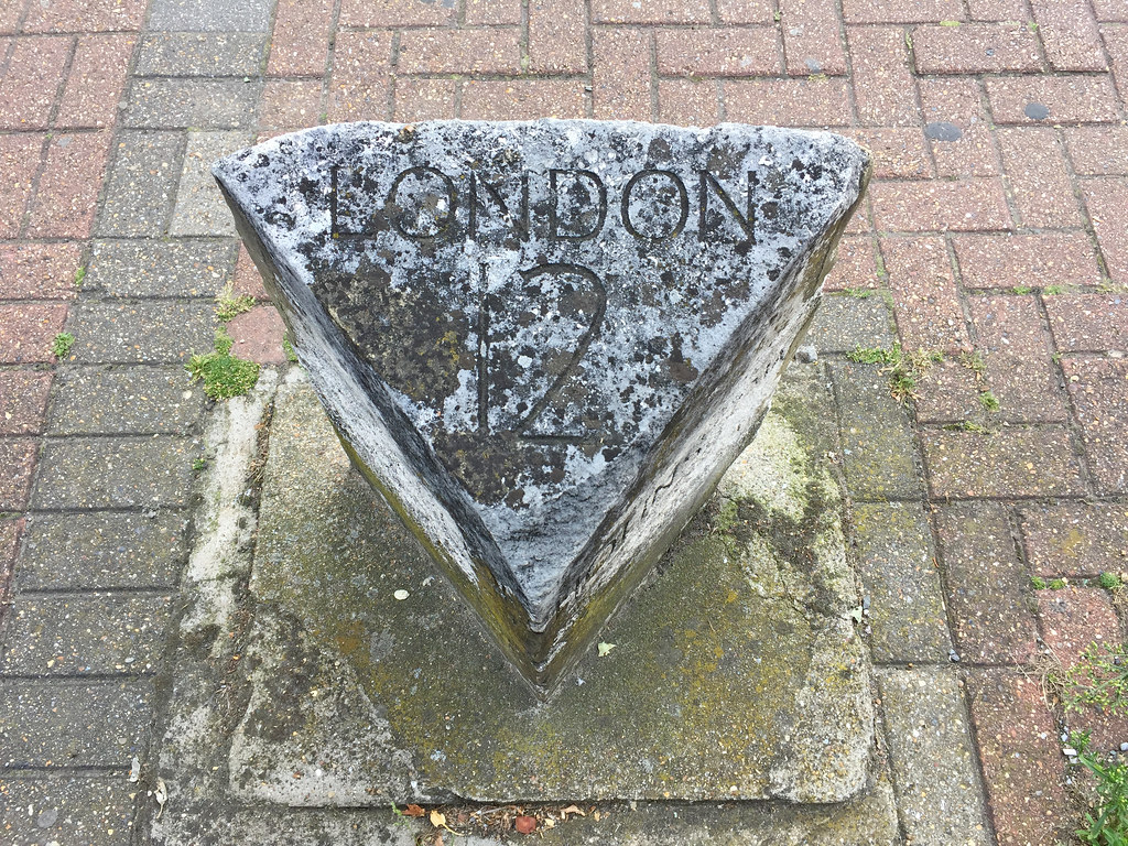 Bath Road, Cranford Milestone London 12 miles, Colnbrook… Flickr