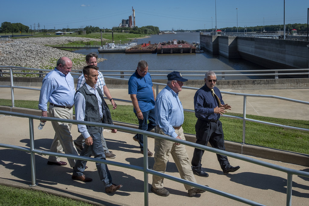 Flickriver Photoset 'Secretary Perdue tours Melvin Price Locks and Dam