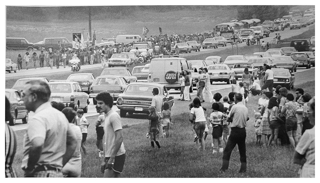 Spectators line Columbia Pike for Longest Walk 1978 Flickr