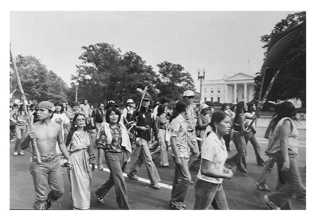 Longest Walk reaches White House after 5 months 1978 Flickr