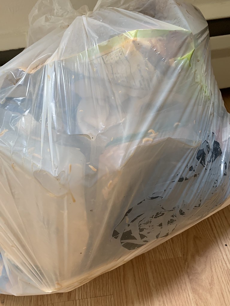 to take out the trash and then this was happened Flickr