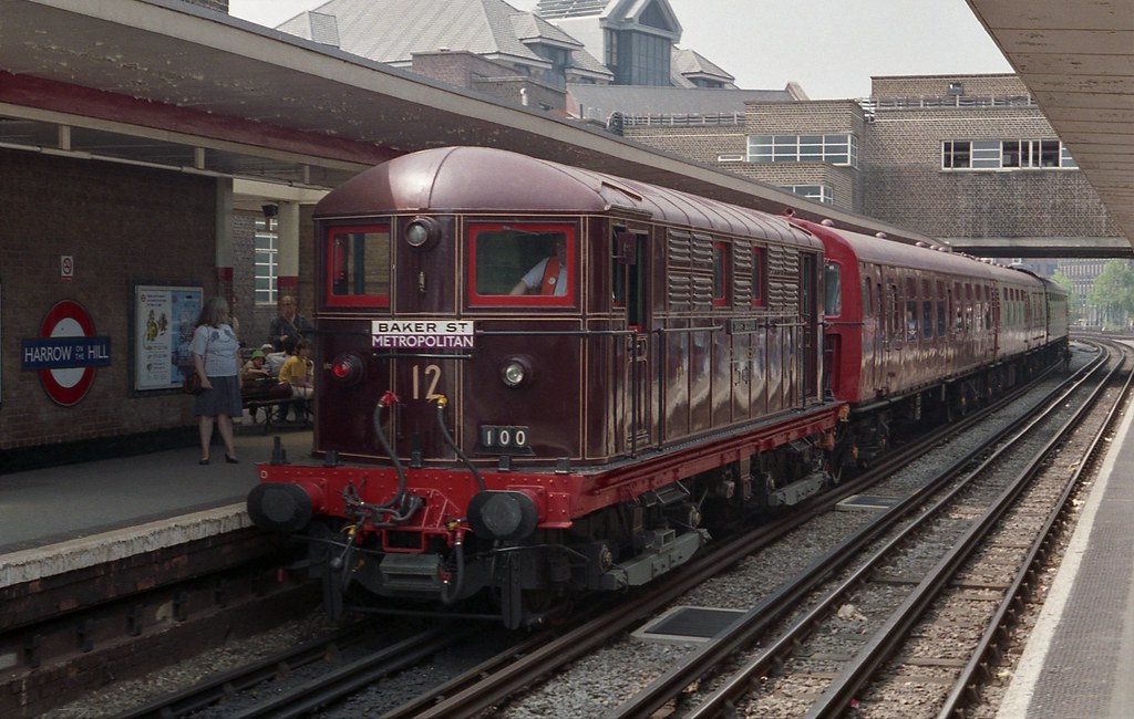 LT Met Electric Harrow on the Hill May 1992 Metropolitan E… Flickr