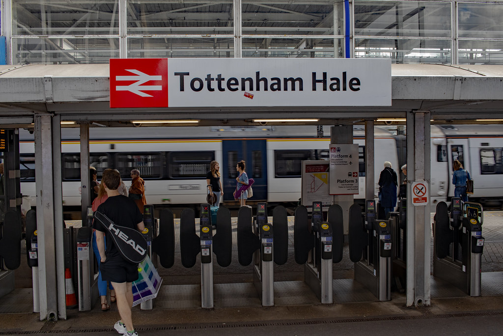 North London Is Red Tottenham Hale Railway Station London… Flickr