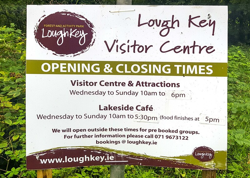 Lough Key Visitor Centre opening hours