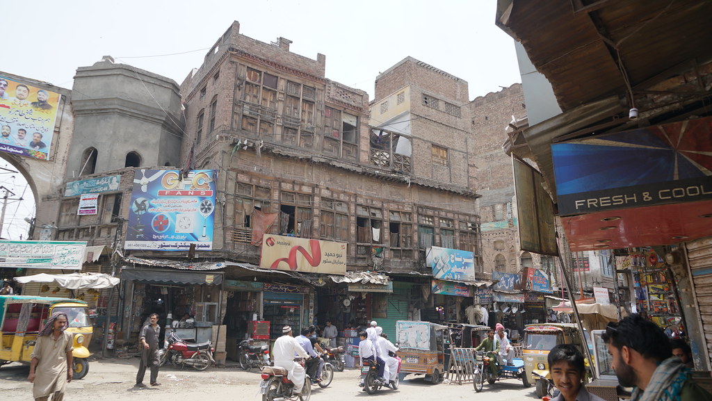 Elevation of Masjid Shah Ali Akbar, New Town, Multan, Punjab, Pakistan