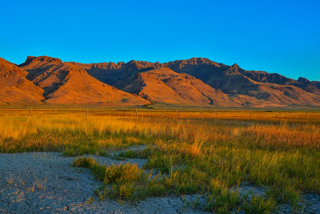 The Steens Mountains from Alvord Desert at Sunrise Flickr