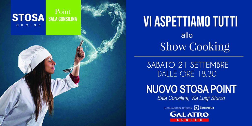 Sala Consilina il 21 settembre speciale Show Cooking nello Stosa Point