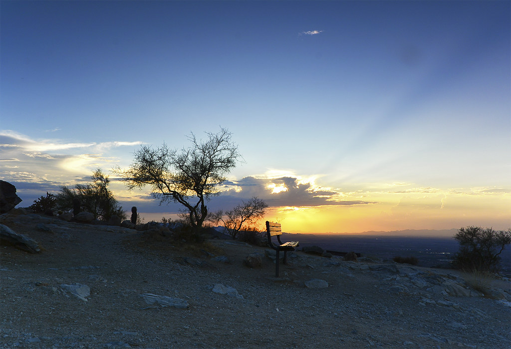 Situp Sundown South Mountain Park, in Phoenix, Arizona Jim Hankey