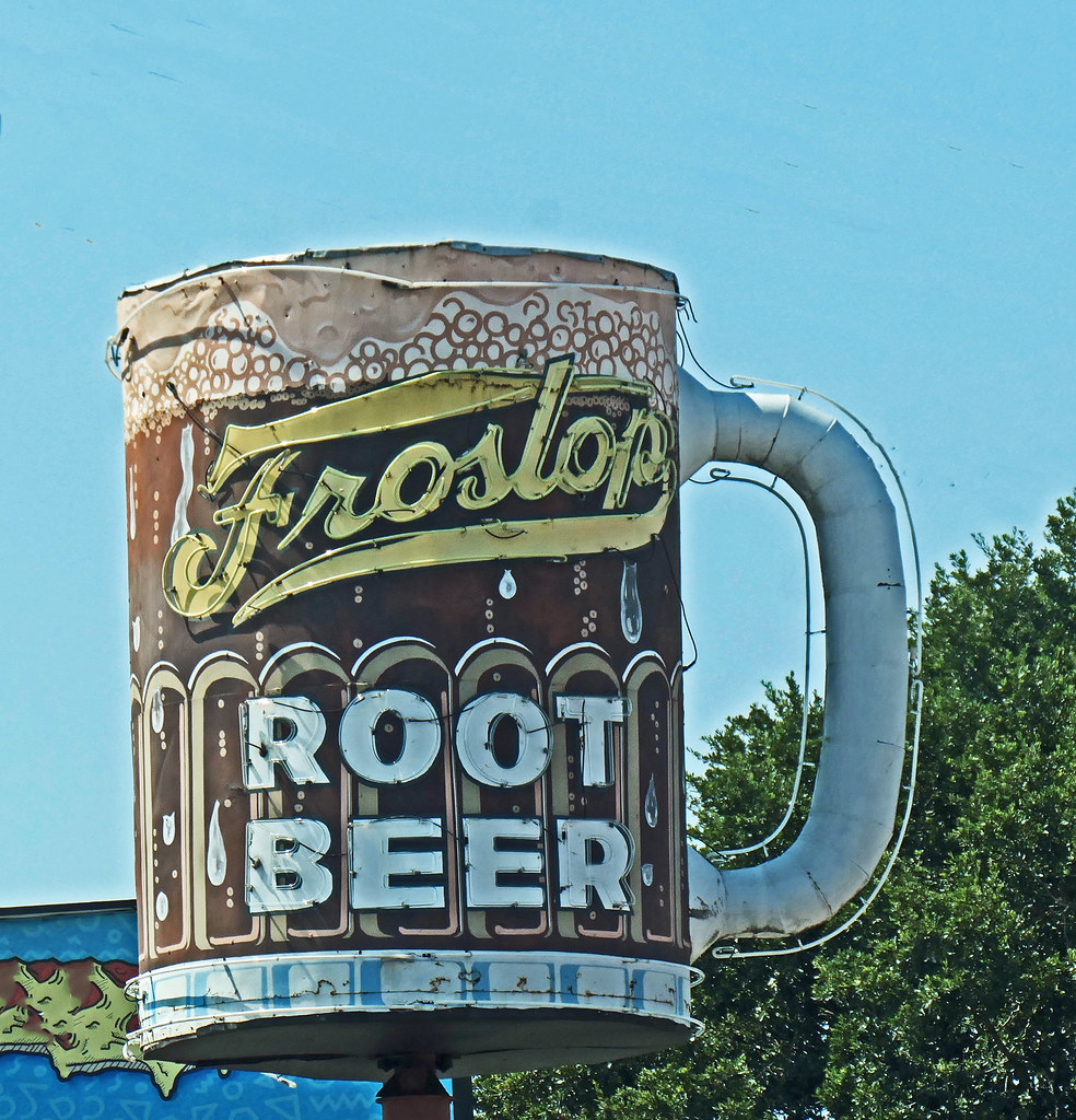 Frostop Root Beer giant vintage sign, New Orleans Who … Flickr