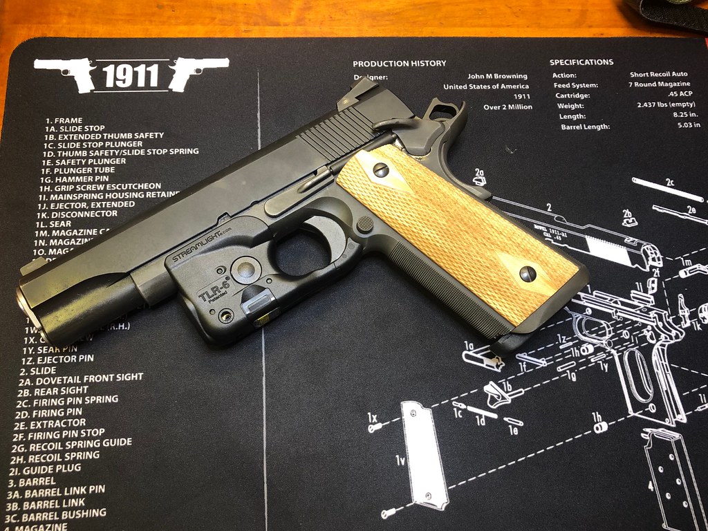 Interesting option for classic 1911s, TLR6 Light/Laser combo