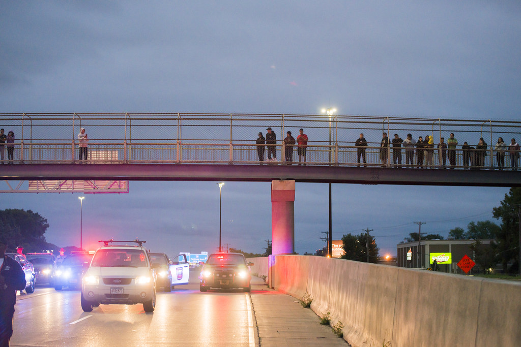 March for Brian Quinones shuts down highway 494 Richfield,… Flickr