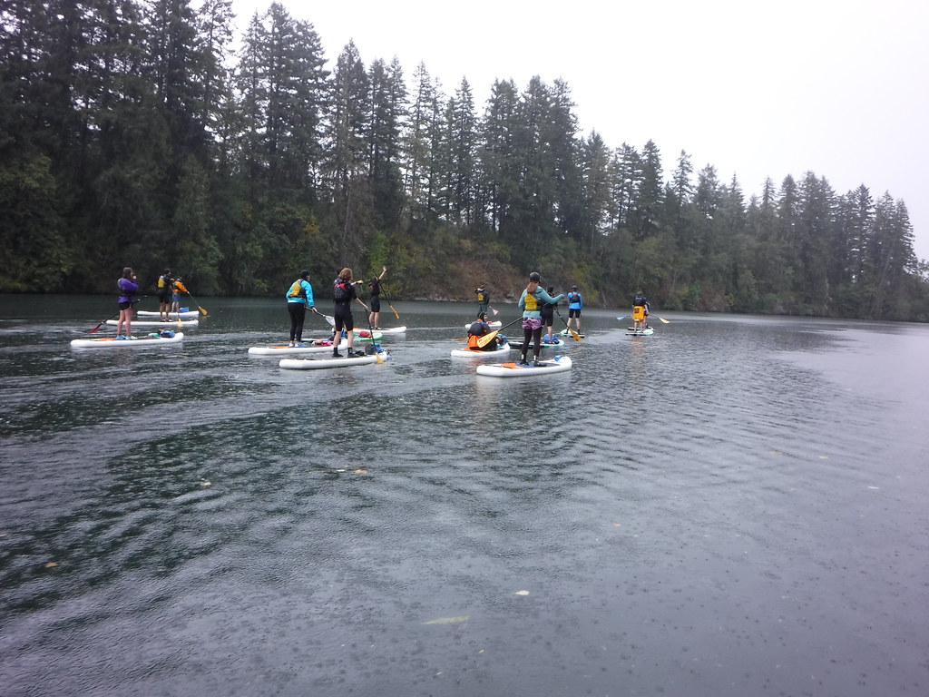 Outdoor Pursuits Floor Trip StandUp Paddleboard Estacada Lake 09/8