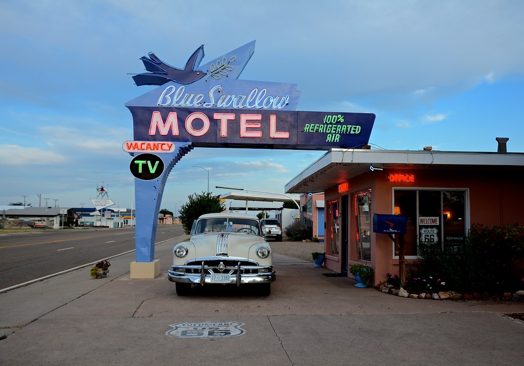 My Favorite Place to Stay in Tucumcari Blue Swallow Motel … Flickr