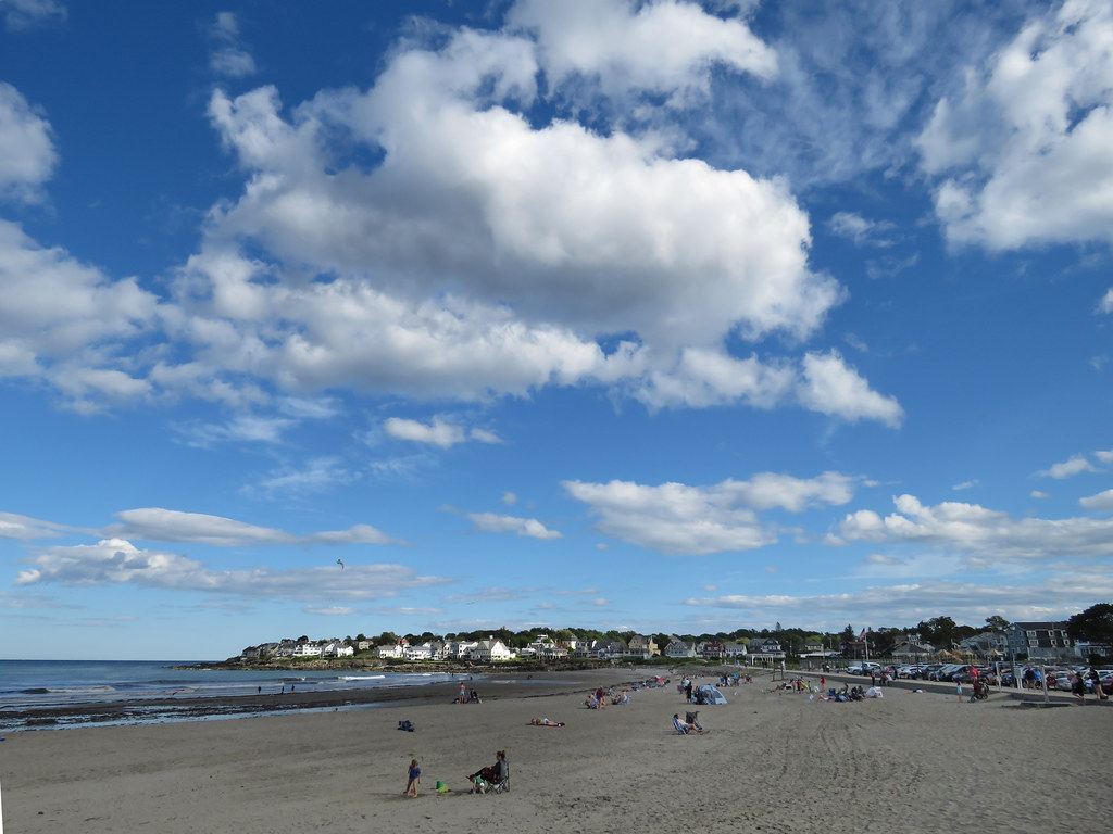 Short Sands Beach York Maine The ocean and beach view fr… Flickr